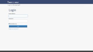 
                            7. Login to Nextgengolf