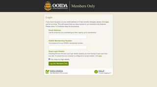
                            6. Login to OOIDA's Members Only Sections