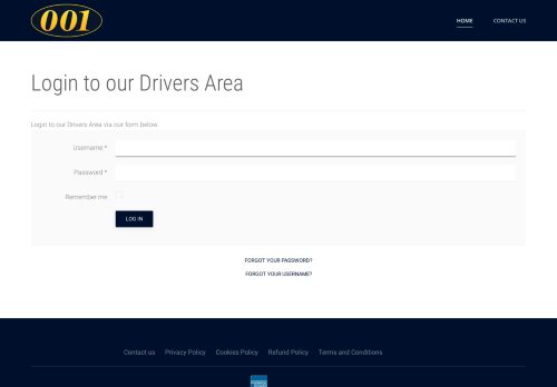 
                            13. Login to our Drivers Area - 001 Taxis