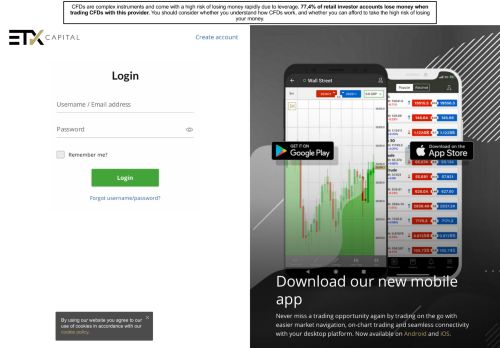 
                            9. Login To Our Trading Platform | ETX Capital - Forex, Spread Betting ...