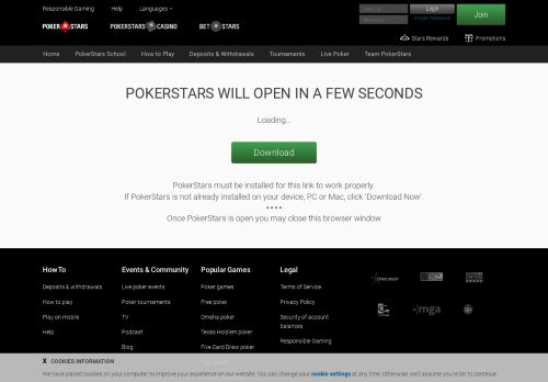 
                            6. login to PokerStars Casino now