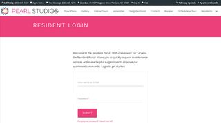 
                            11. Login to Portland Pearl Studios - Pearl Studios Apartments