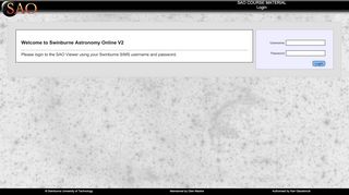 
                            6. Login to SAO - Swinburne University