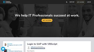 
                            10. Login to SAP with VBScript - Experts Exchange