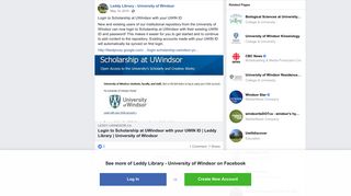 
                            7. Login to Scholarship at UWindsor with your UWIN ID New and existing ...