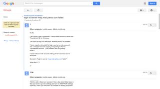 
                            9. login to server imap.mail.yahoo.com failed - Google Groups