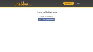 
                            3. Login to Shabbat.com - Shabbat.com - the new Jewish Social ...