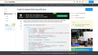 
                            10. Login to space-track.org with java - Stack Overflow