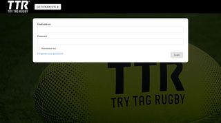 
                            12. Login to Spawtz - Try Tag Rugby Home