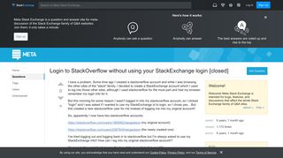 
                            12. Login to StackOverflow without using your StackExchange login ...