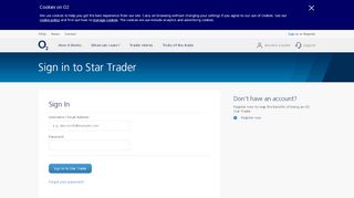 
                            6. Login To Star Trader | O2 Star Trader