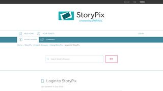 
                            9. Login to StoryPix : StoryPix
