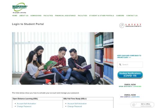
                            13. Login to Student Portal — Home - Wawasan Open University