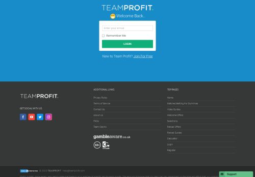 
                            11. Login to TeamProfit