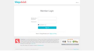 
                            10. Login to TeluguShaadi.com Matrimonials