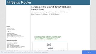 
                            8. Login to Teracom T2-B-Gawv1 4U10Y-BI Router - SetupRouter