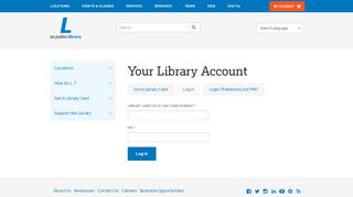 
                            6. Login to the Catalog - DC Public Library