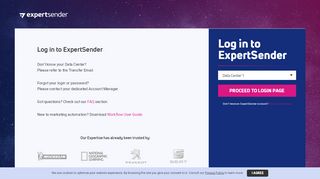 
                            9. Login to the data center - ExpertSender Marketing Hub