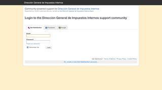 
                            5. Login to the Dirección General de Impuestos Internos support ...