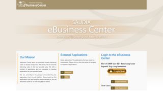 
                            1. Login to the eBusiness Center