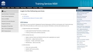 
                            5. Login to the following services - Training Services NSW