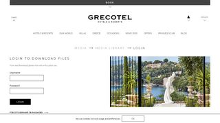 
                            9. Login to the Grecotel Digital Media Library