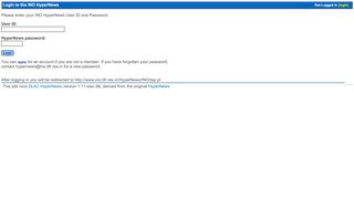 
                            4. Login to the INO HyperNews