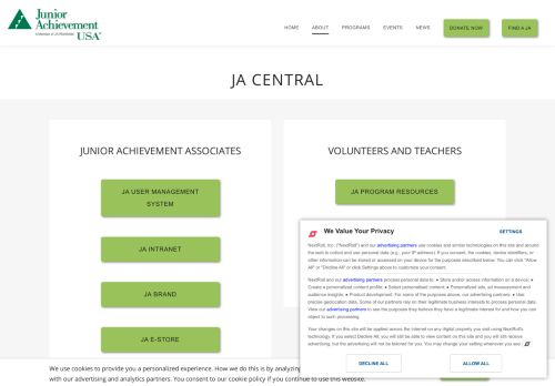 
                            10. Login to the JA Intranet | JA Central | Junior Achievement USA