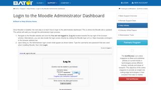 
                            5. Login to the Moodle Administrator Dashboard - Batoi.com