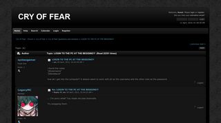 
                            9. login to the pc at the begging?! - Cry of Fear