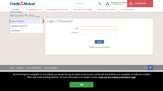 
                            5. Login to the personal area - Crédit Mutuel