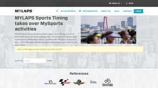 
                            2. Login To The Portal Of Your Choice | MYLAPS Sports Timing