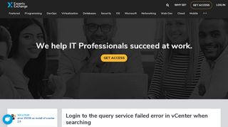 
                            7. Login to the query service failed error in vCenter when searching