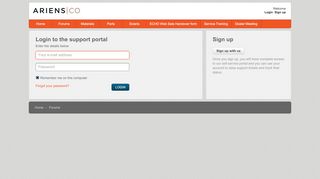 
                            6. Login to the support portal