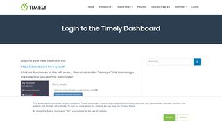 
                            5. Login to the Timely Dashboard | Timely