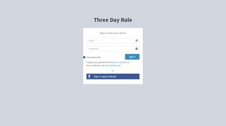 
                            11. Login to Three Day Rule