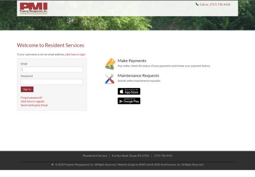 
                            7. Login to Thunderbird Terrace Resident Services | Thunderbird Terrace