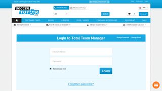 
                            8. Login to Total Team Manager - SoccerTutor.com