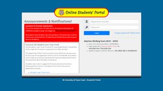 
                            10. Login To University of Cape Coast Student Portal - Portal - UCC