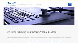 
                            9. Login to VDT and VDI - Emory Healthcare
