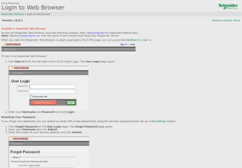 
                            3. Login to Web Browser - ArcFM Solution Resource Center