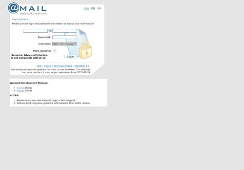 
                            2. Login to WebMail - Atmail - Login Page