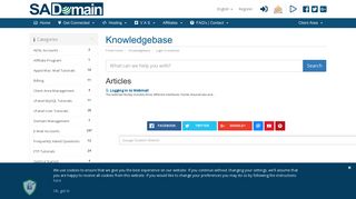 
                            4. Login to webmail - Knowledgebase - SA Domain Internet Services