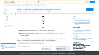 
                            12. Login to website using Facebook account - Stack Overflow