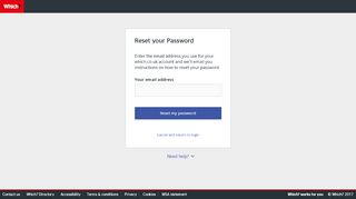 
                            2. Login to which.co.uk - Forgot Password