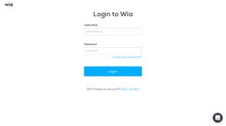 
                            1. Login to Wia