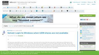 
                            12. Login to Windows when UEM shares are not available |VMware Communities