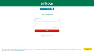 
                            2. Login to your Account - Ambition UK