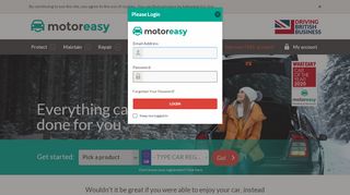 
                            4. Login to your account area | MotorEasy