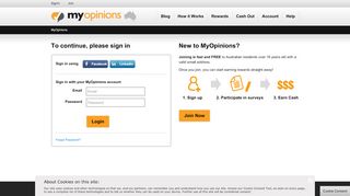 
                            6. Login to Your Account - Australia | My Opinions